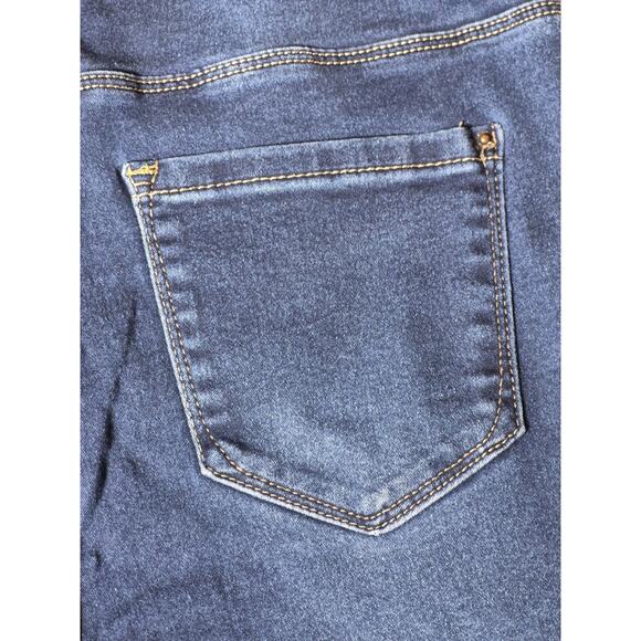 Curve Appeal Sz 8/29 High-Rise Minimalist Jegging Medium Wash Stretch Denim - Picture 9 of 11